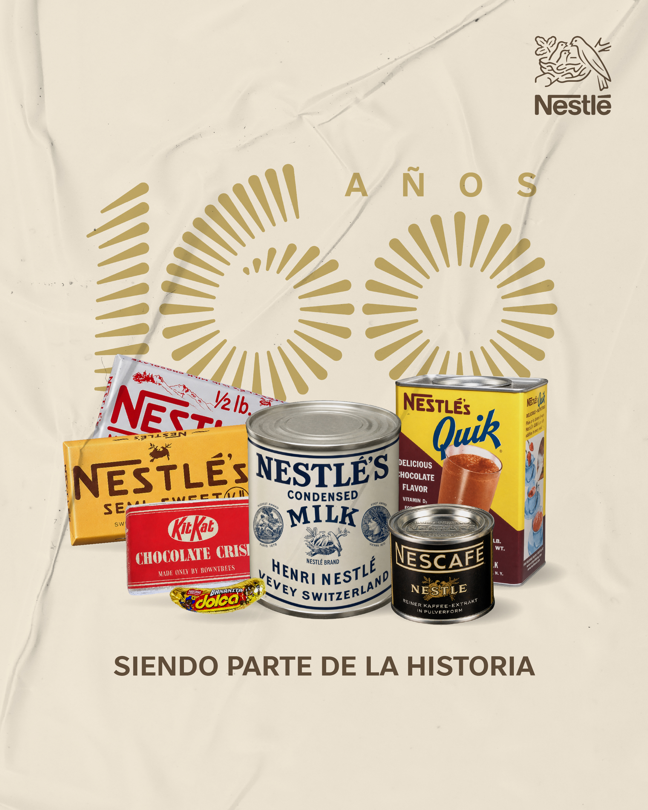160 años de Nestlé: marcas que forman parte de nuestra historia