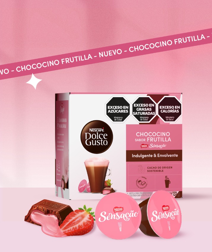 Chococino frutilla