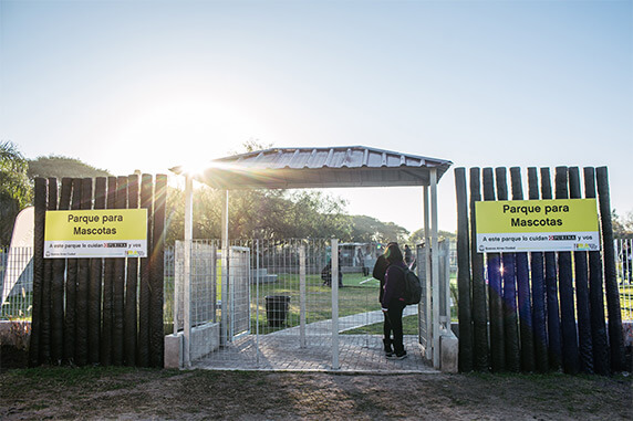 La ciudad inaugura el primer parque para mascotas