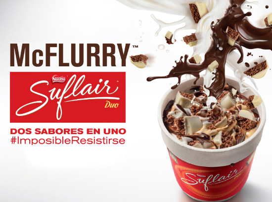 McFlurry Nestlé® Suflair® Duo