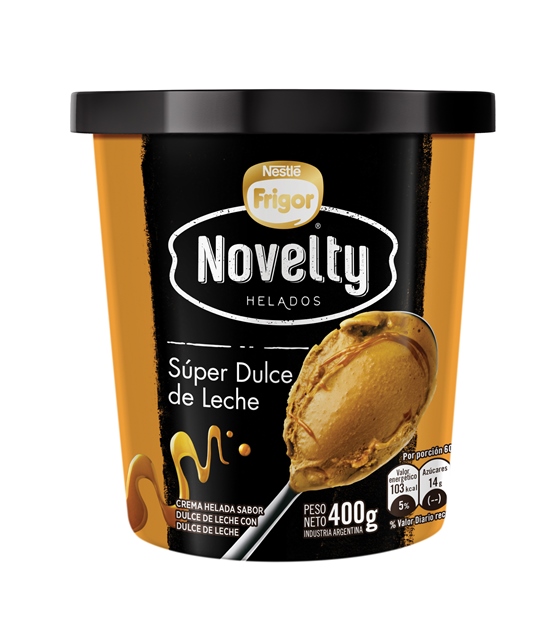 Lata Novelty sabor super dulce de leche