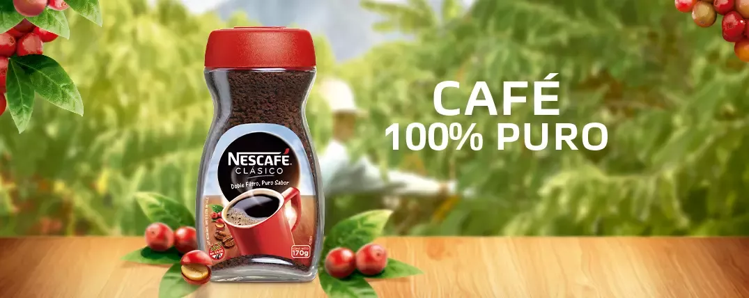 Nescafé 100% puro café